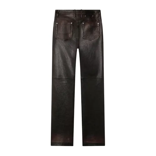 Leather Trousers - Golden Goose - Modalova