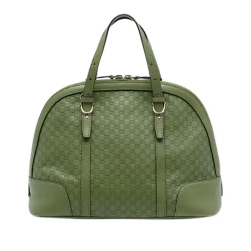Pre-owned Leather Handbag - Gucci Vintage - Modalova