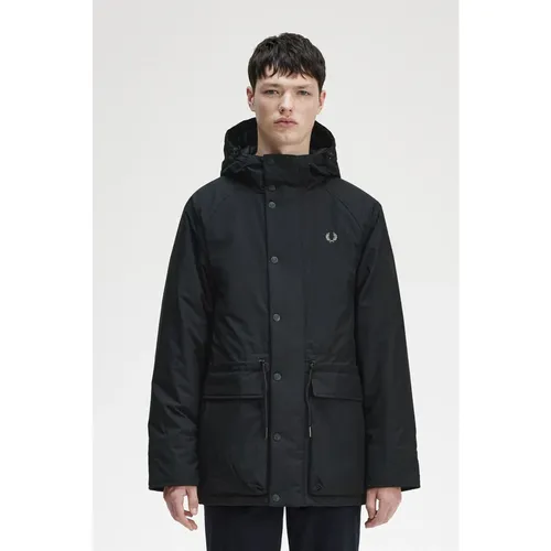 Black Hooded Jacket - Fred Perry - Modalova