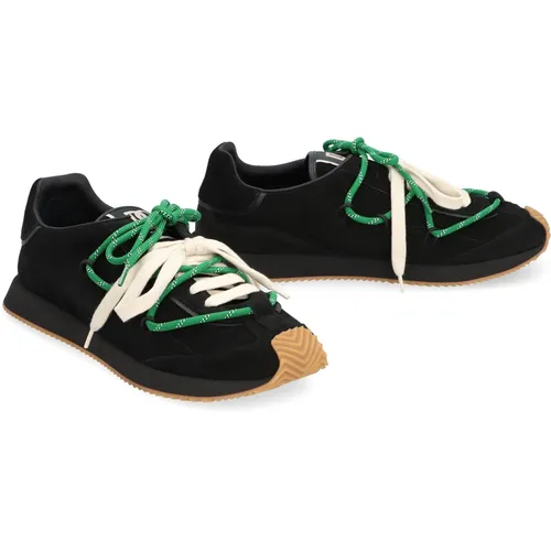 Suede Runner Sneakers - Dolce & Gabbana - Modalova