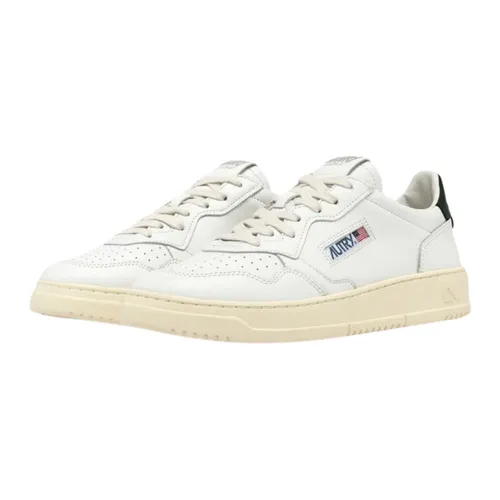 Retro-inspired White Leather Sneakers - Autry - Modalova