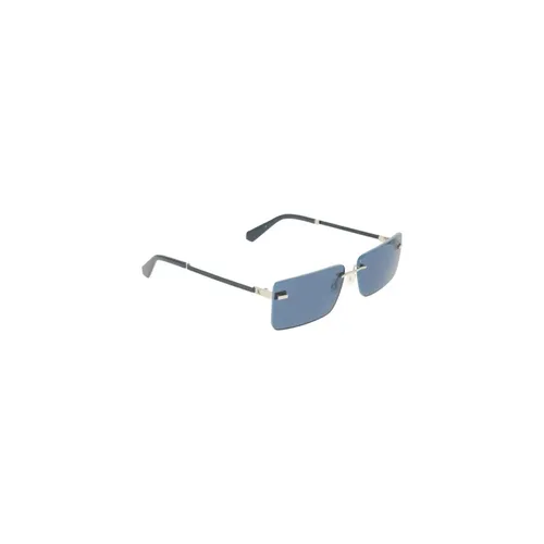 Blue Rectangular Sunglasses - Calvin Klein - Modalova