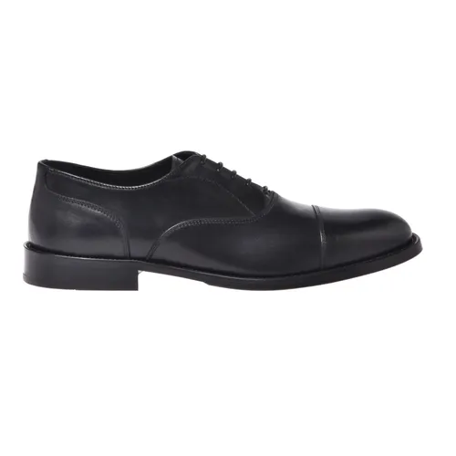 Black leather lace-ups - Baldinini - Modalova