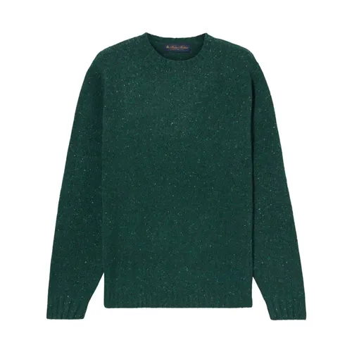 Speckled Wool Crewneck Sweater - Brooks Brothers - Modalova