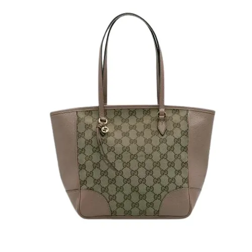 Pre-owned Vintage Canvas Tote Bag - Gucci Vintage - Modalova