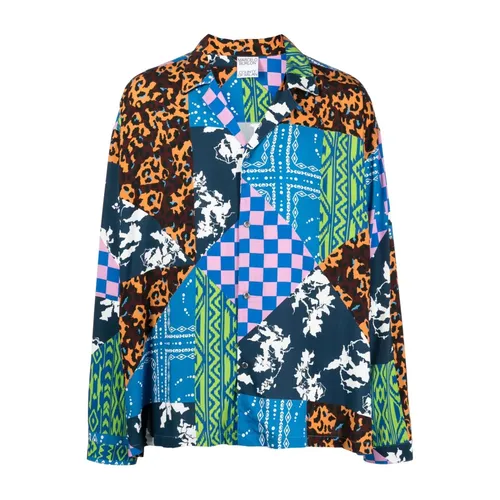 Multicolour Camp Collar Shirt - Marcelo Burlon - Modalova