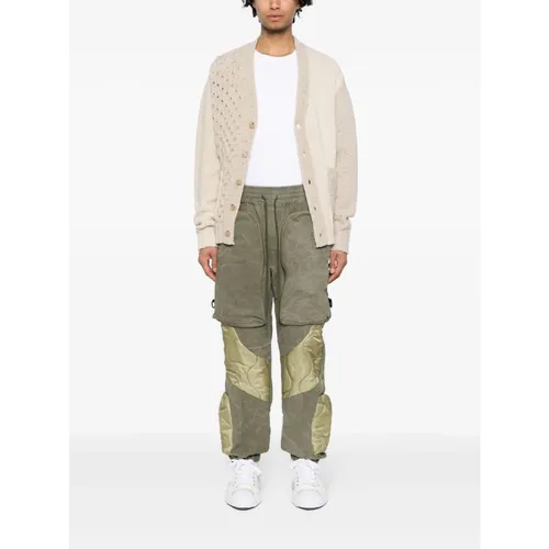 Quilted Cargo Trousers - Readymade - Modalova