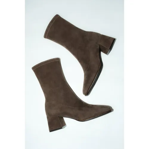 Square Heel Ankle Boots - Estro - Modalova