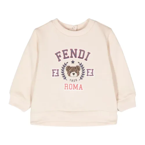Crewneck Teddy Sweater - Fendi - Modalova