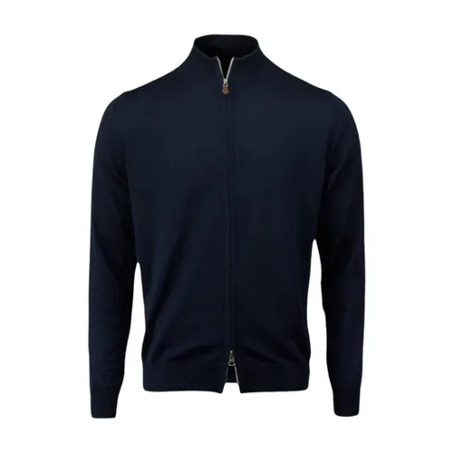 Merino Wool Zip Cardigan - Stenströms - Modalova