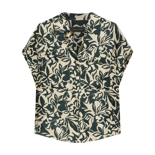 Printed Ecovero™ Viscose Shirt - Elena Mirò - Modalova