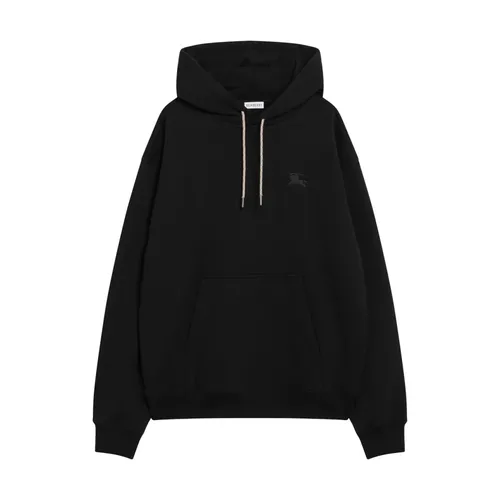 Logo Cotton Hoodie - Burberry - Modalova
