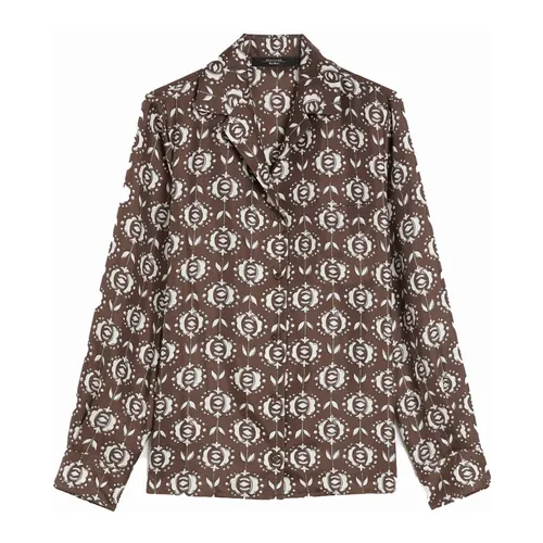 Silk Pajama Style Printed Shirt - Weekend Max Mara - Modalova