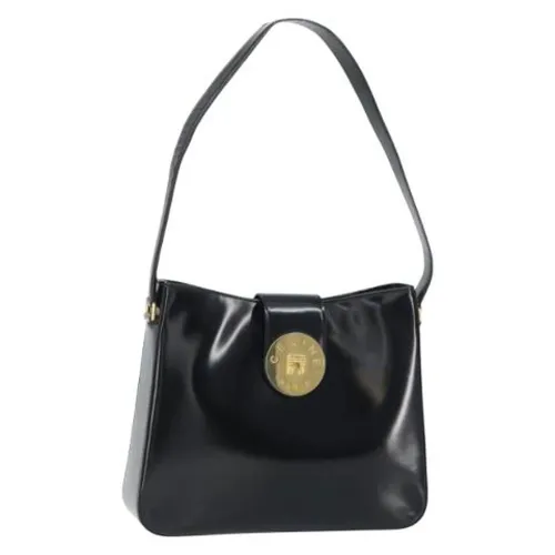 Pre-owned Coated Canvas Shoulder Bag - Celine Vintage - Modalova