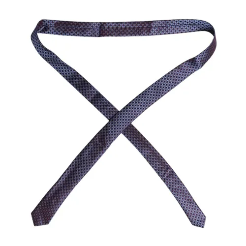 Geometric Pattern Silk Necktie - Dolce & Gabbana - Modalova