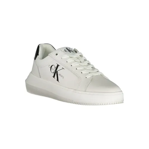 Eco-Chic White Sneakers with Contrast Details - Calvin Klein - Modalova