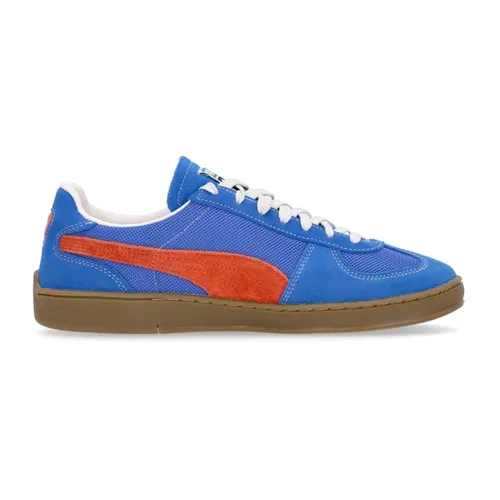 Blue/Orange Suede Low Shoe - Puma - Modalova