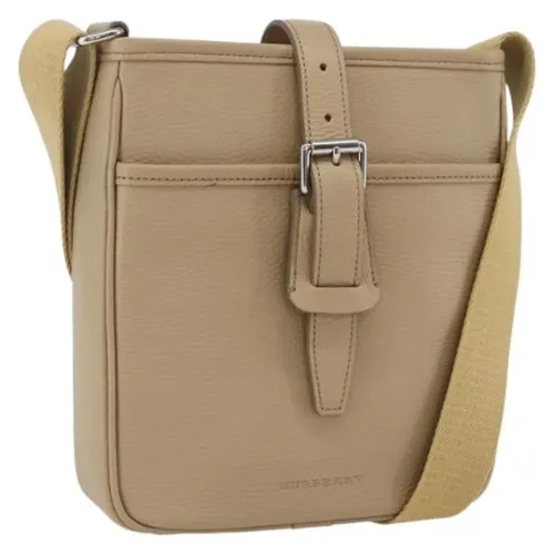 Pre-owned Leather Shoulder Bag - Burberry Vintage - Modalova