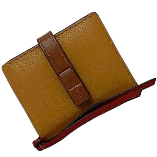 Pre-owned Leather Wallet - Loewe Pre-owned - Modalova