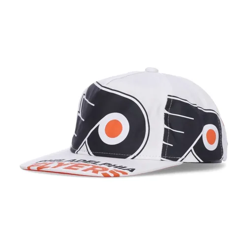NHL Flat Visor Cap White - Mitchell & Ness - Modalova