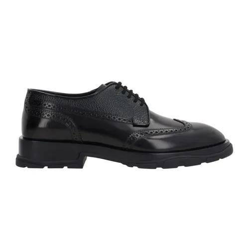 Leather Lace-Up Shoes - Alexander McQueen - Modalova