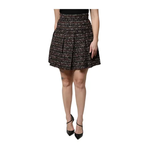 Tweed Mini Skirt - Dolce & Gabbana - Modalova