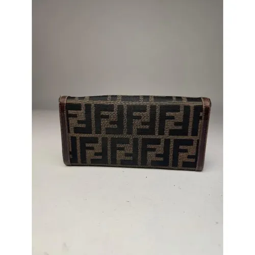 Pre-owned Vintage Canvas Wallet - Fendi Vintage - Modalova