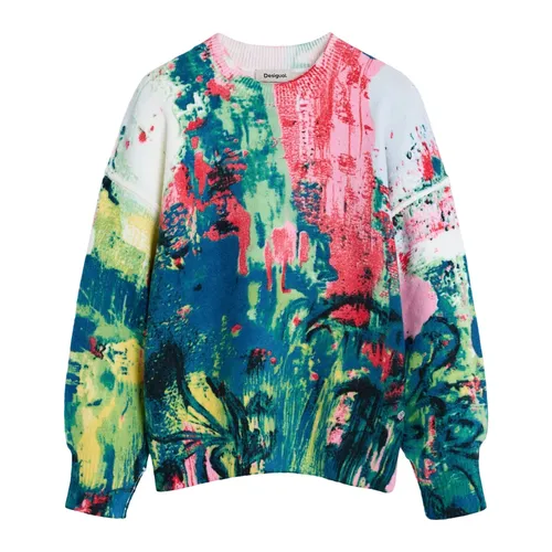 Arty Printed Sweater - Desigual - Modalova