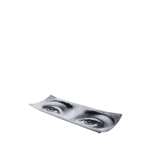 Black/White Rectangular Tray Occhi - Fornasetti - Modalova