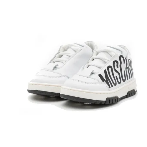 Low-top Lace-up Sneakers - Moschino - Modalova