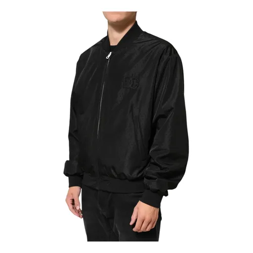 Full Zip Bomber Jacket - Dolce & Gabbana - Modalova
