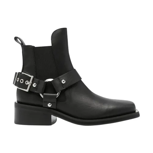 Low Cut Chelsea Biker Boot - Ganni - Modalova