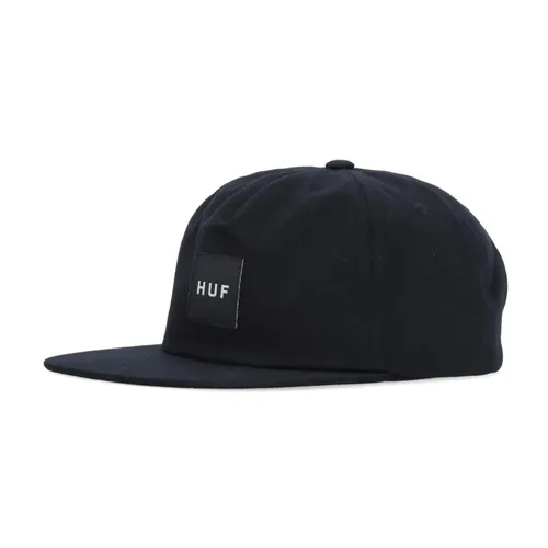 Black Flat Visor Cap Snapback Set - HUF - Modalova