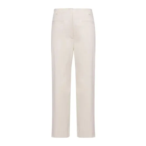 White Linen Stretch Trousers - Proenza Schouler - Modalova