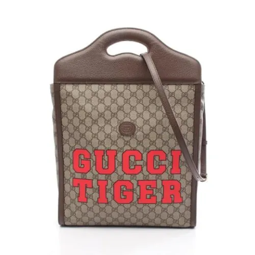 Pre-owned Leather Handbag - Gucci Vintage - Modalova