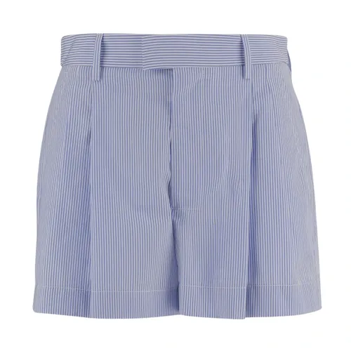Cotton Shorts With Striped Pattern - Armarium - Modalova