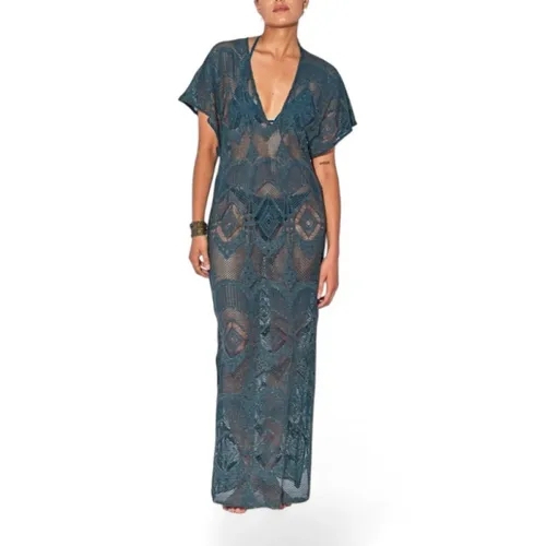 Kaftan Long Crochet - Beliza - Modalova