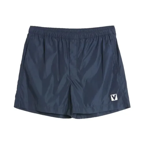 White Logo Swim Boxer - Valentino - Modalova