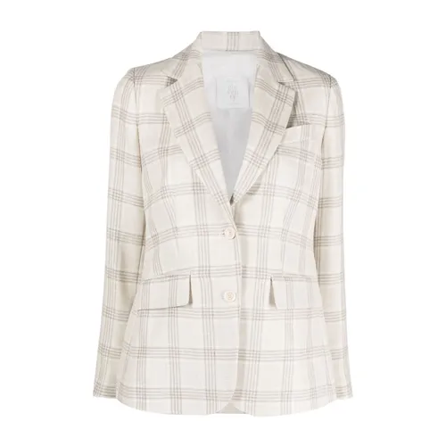 Single Breasted Long Jacket - Eleventy - Modalova