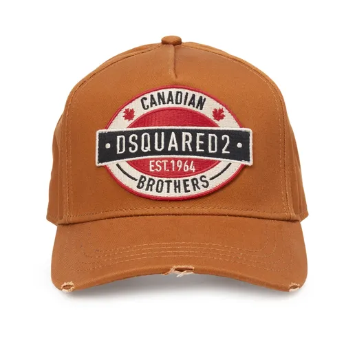 Gorra de béisbol de algodón con parche de logo - Dsquared2 - Modalova