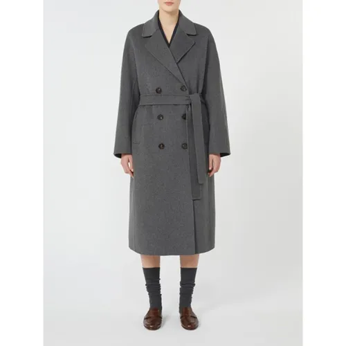 Double-Breasted Wool Coat - Max Mara - Modalova