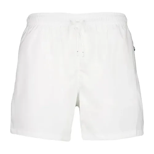 White Swim Shorts Elasticated Waistband - Fedeli - Modalova