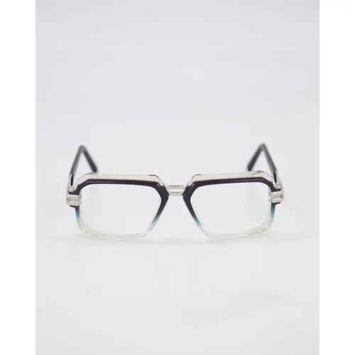 Stylish Olive Silver Eyeglasses - Cazal - Modalova