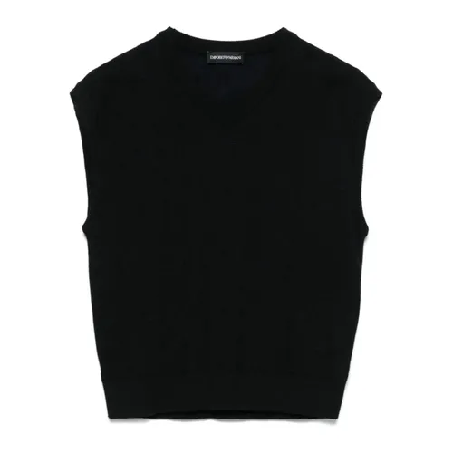 Knit Vest - Armani - Modalova