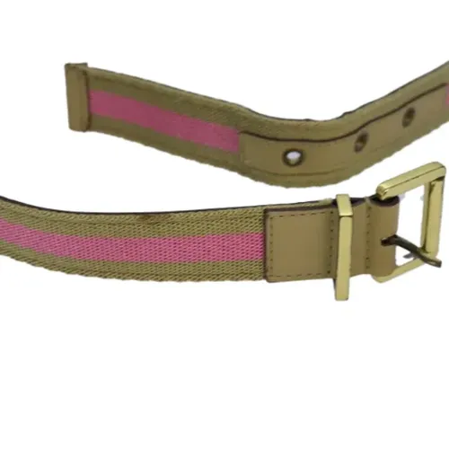 Pre-owned Canvas belts - Gucci Vintage - Modalova