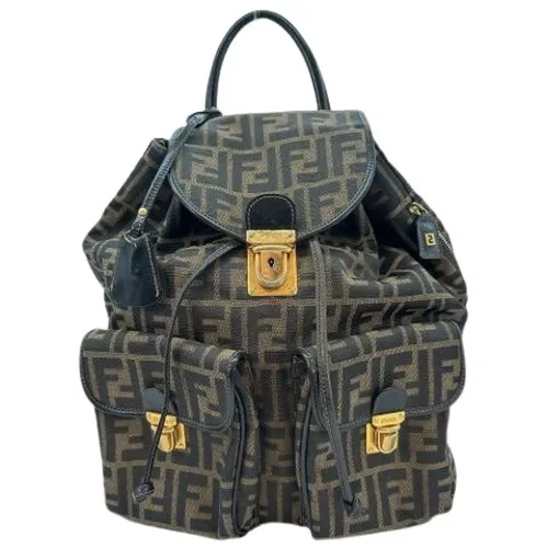 Pre-owned Vintage Canvas Backpack - Fendi Vintage - Modalova