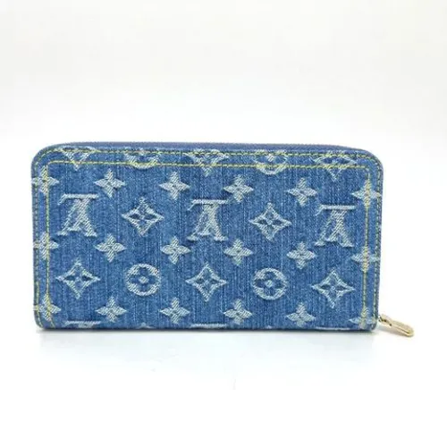 Pre-owned Denim Wallet - Louis Vuitton Vintage - Modalova