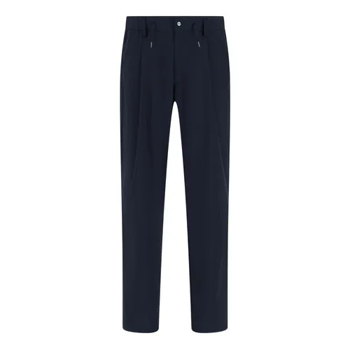 Blue Drawstring Wool Trousers - Herno - Modalova