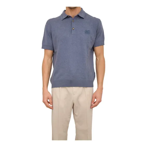 Etro - Tops > Polo Shirts - Blue - Etro - Modalova