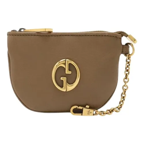 Pre-owned Leather wallets - Gucci Vintage - Modalova